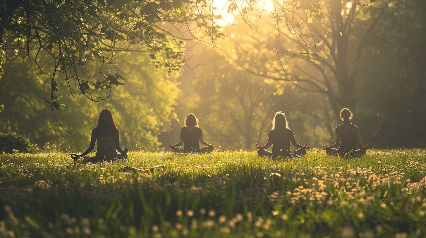 Мирна медитація у вранішньому світлі